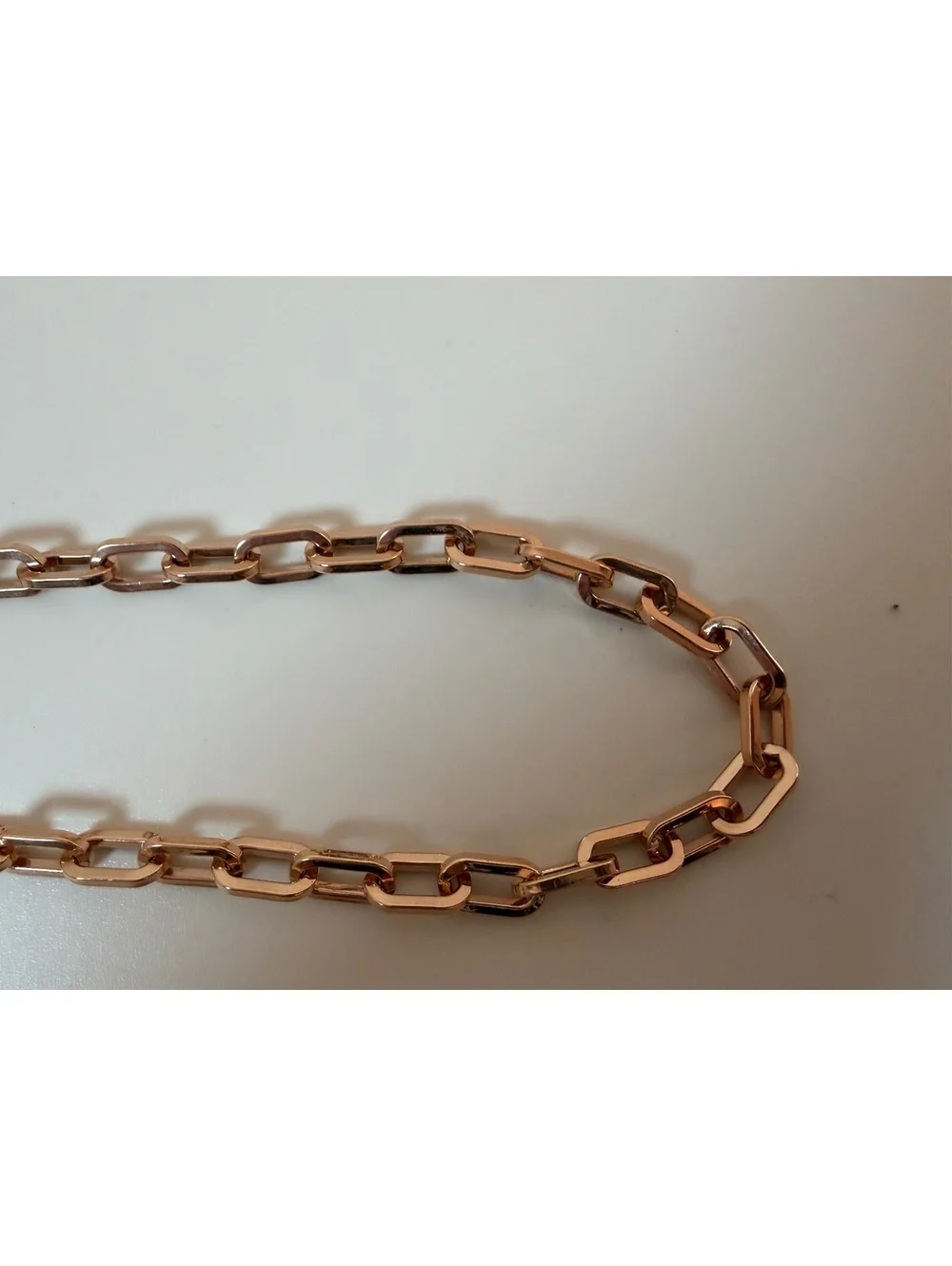 Bronze Kilor Italy Rose Gold Chain Necklace